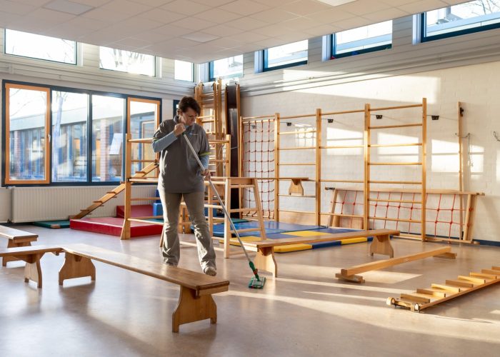 Essential-schoonmaakdiensten-sector gym- sportzalen